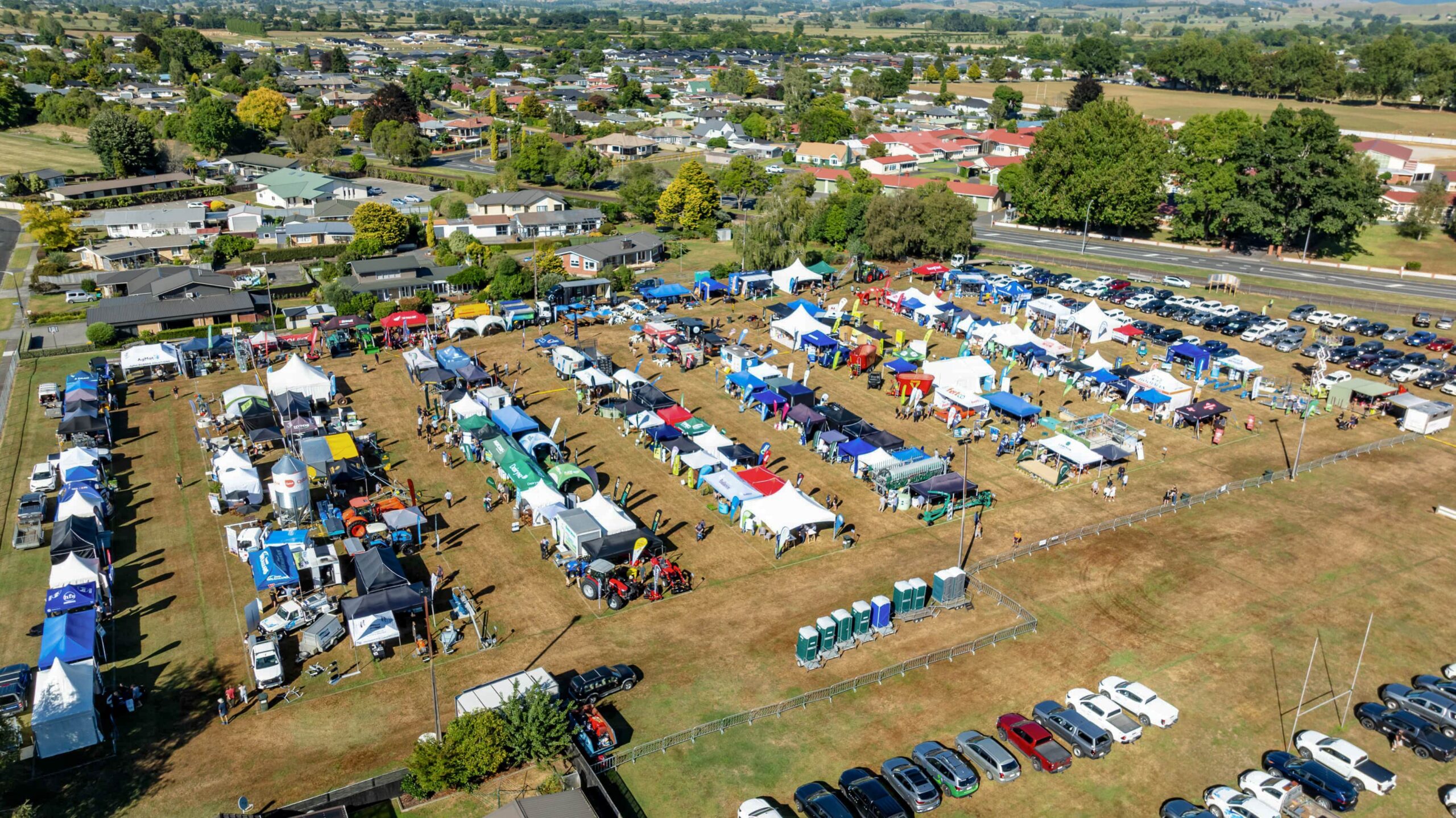 Overhead view at the NZ Dairy Expo